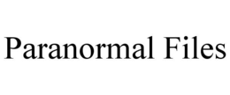 PARANORMAL FILES trademark