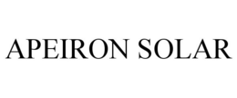 APEIRON SOLAR trademark