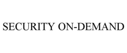SECURITY ON-DEMAND trademark