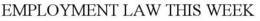 EMPLOYMENT LAW THIS WEEK trademark