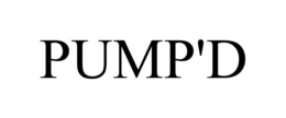 PUMP'D trademark