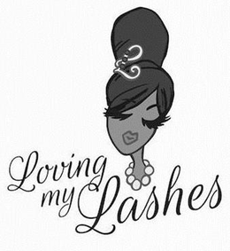 L LOVING MY LASHES trademark