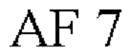 AF 7 trademark