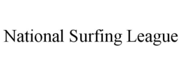 NATIONAL SURFING LEAGUE trademark