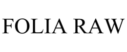 FOLIA RAW trademark