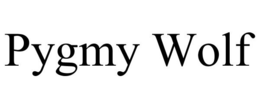 PYGMY WOLF trademark