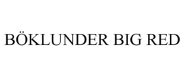 BÖKLUNDER BIG RED trademark