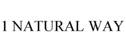 1 NATURAL WAY trademark