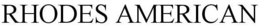 RHODES AMERICAN trademark