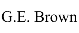 G.E. BROWN trademark