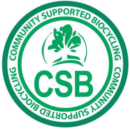 CSB COMMUNITY SUPPORTED BIOCYCLING trademark