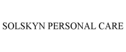 SOLSKYN PERSONAL CARE trademark