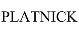 PLATNICK trademark