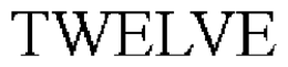 TWELVE trademark