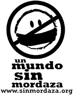 UN MUNDO SIN MORDAZA SINMORDAZA.ORG trademark