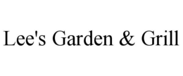 LEE'S GARDEN & GRILL trademark