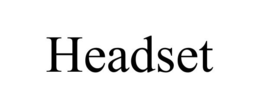 HEADSET trademark