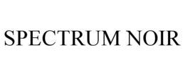 SPECTRUM NOIR trademark