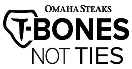 OMAHA STEAKS T-BONES NOT TIES trademark