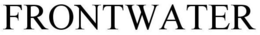 FRONTWATER trademark