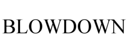 BLOWDOWN trademark