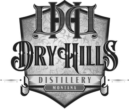 DHD DRY HILLS DISTILLERY MONTANA trademark