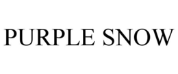 PURPLE SNOW trademark