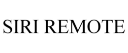 SIRI REMOTE trademark