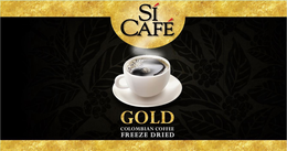 SI CAFE GOLD COLOMBIAN COFFEE FREEZE DRIED trademark
