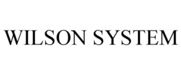 WILSON SYSTEM trademark