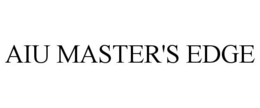 AIU MASTER'S EDGE trademark