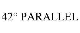 42° PARALLEL trademark