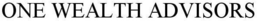 ONE WEALTH ADVISORS trademark