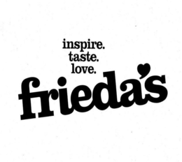 INSPIRE. TASTE. LOVE. FRIEDA'S trademark