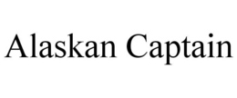 ALASKAN CAPTAIN trademark