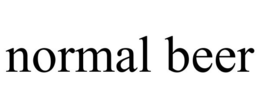 NORMAL BEER trademark