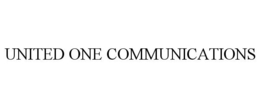 UNITED ONE COMMUNICATIONS trademark