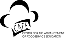 CAFÉ CENTER FOR THE ADVANCEMENT OF FOODSERVICE EDUCATION trademark