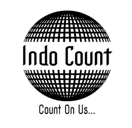 INDO COUNT COUNT ON US... trademark
