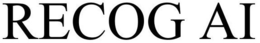 RECOG AI trademark