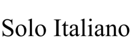 SOLO ITALIANO trademark
