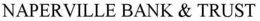 NAPERVILLE BANK & TRUST trademark