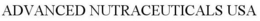 ADVANCED NUTRACEUTICALS USA trademark
