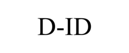 D-ID trademark