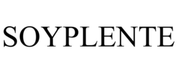 SOYPLENTE trademark