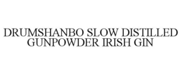 DRUMSHANBO SLOW DISTILLED GUNPOWDER IRISH GIN trademark