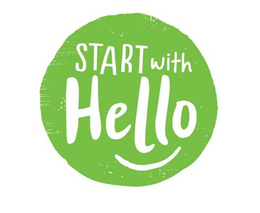 START WITH HELLO trademark