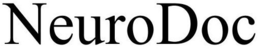 NEURODOC trademark