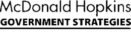 MCDONALD HOPKINS GOVERNMENT STRATEGIES trademark