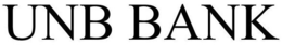 UNB BANK trademark